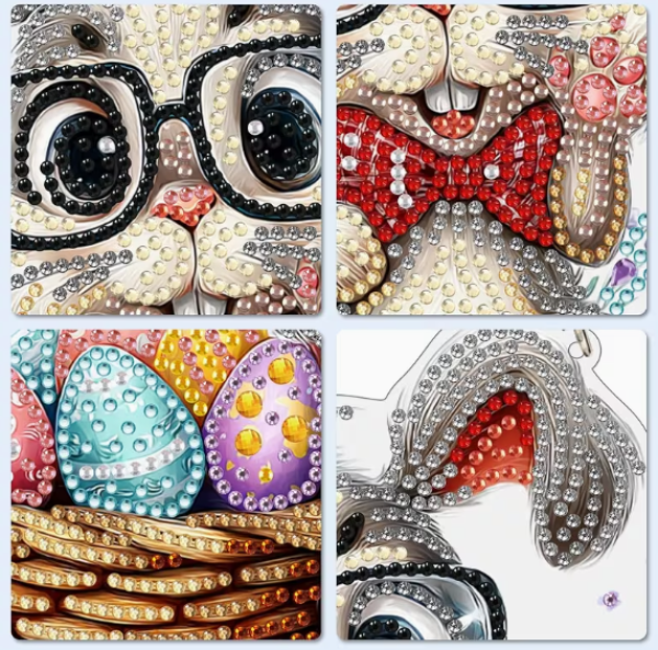Diamond Painting Fröhlicher Osterhase